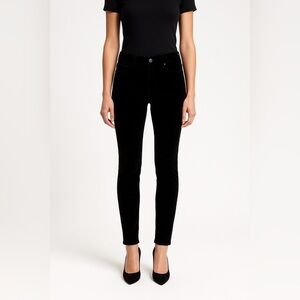 nwt OTD John Varvatos Classic Velvet Skinny Pants Jeans Black Size 26